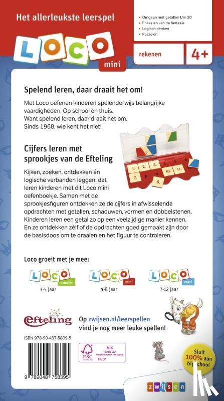  - Loco mini cijfers leren met sprookjes van de Efteling