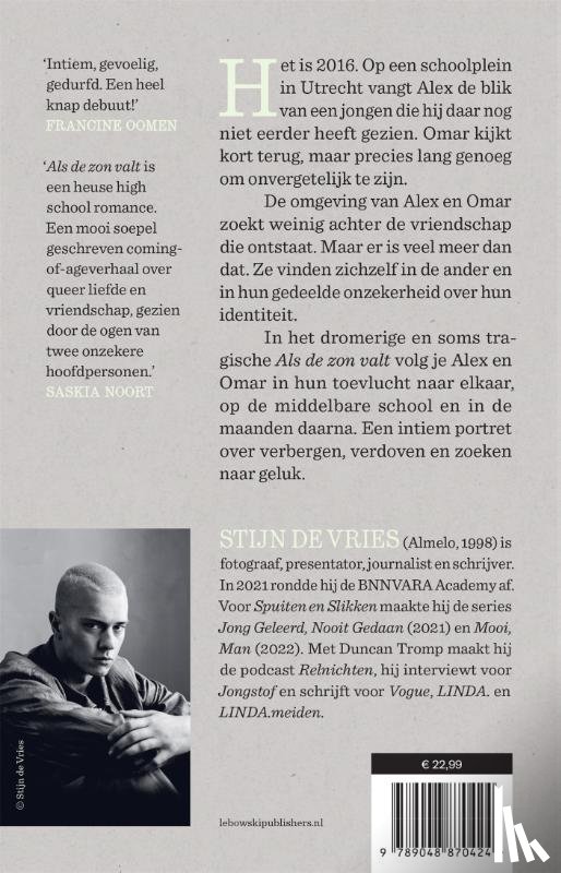 Vries, Stijn de - Als de zon valt