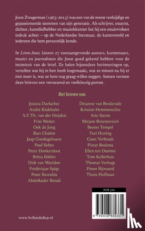 Hoffman, Thom, Sebes, Paul - Lieve Joost,