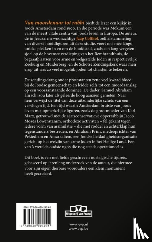 Colthof, Jaap - Van moordenaar tot rabbi