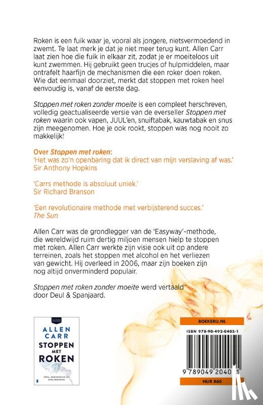 Carr, Allen - Stoppen met roken zonder moeite