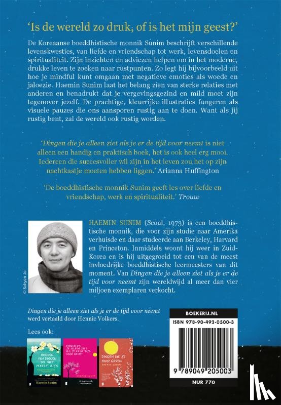 Sunim, Haemin - Dingen die je alleen ziet als je er de tijd voor neemt