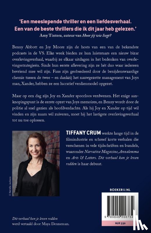 Crum, Tiffany - Dit verhaal kan je leven redden