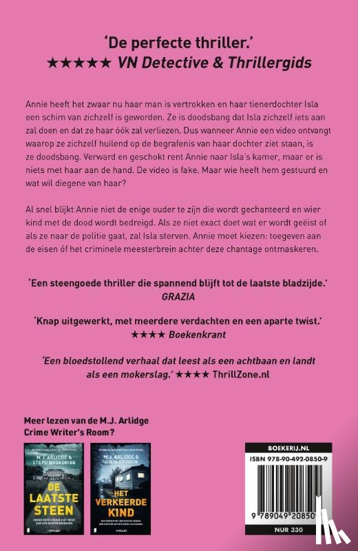 Arlidge, M.J., Maslen, Andy - Jouw kind is de volgende