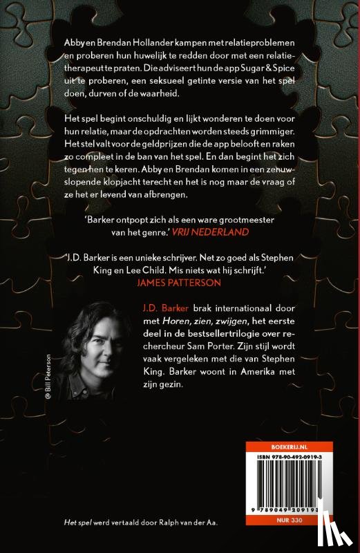 Barker, J.D. - Het spel