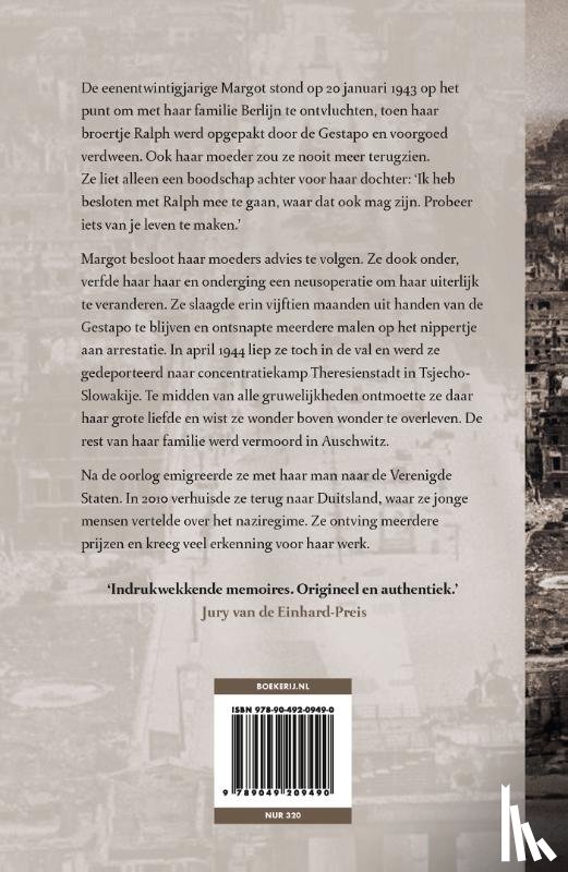 Friedländer, Margot, Schwerdtfeger, Malin - De vrouw die nooit opgaf