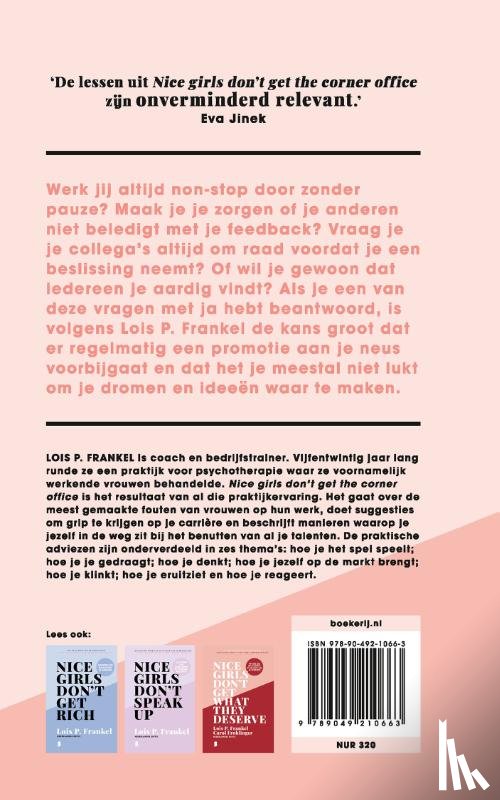 Frankel, Lois P. - Nice girls don't get the corner office