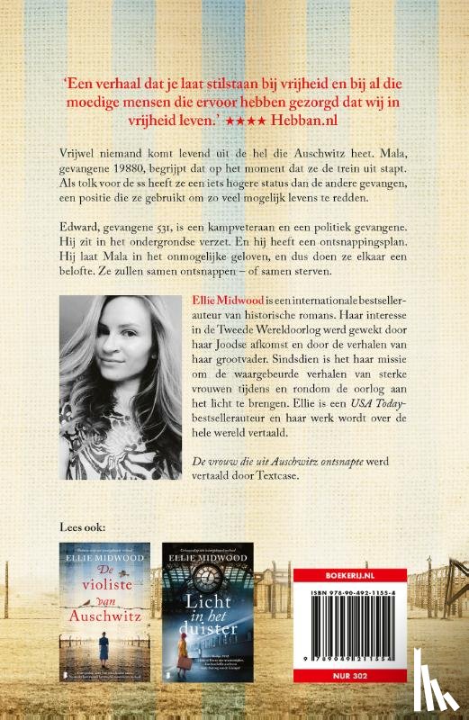 Midwood, Ellie - De vrouw die uit Auschwitz ontsnapte