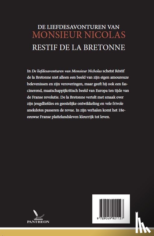 Bretonne, Restif de la - De liefdesavonturen van Monsieur Nicolas
