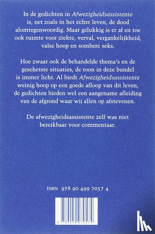 Biezen, Marc van - Afwezigheidsassistente