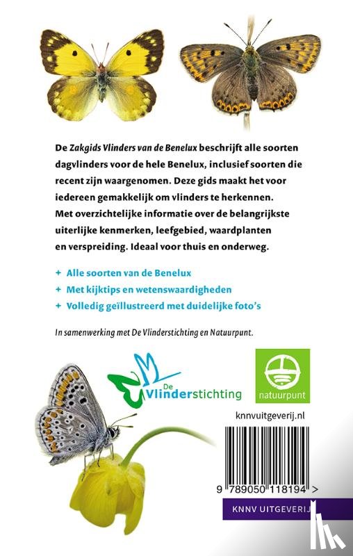 Guyt, Marc, Leurs, Wil - Zakgids Vlinders van de Benelux