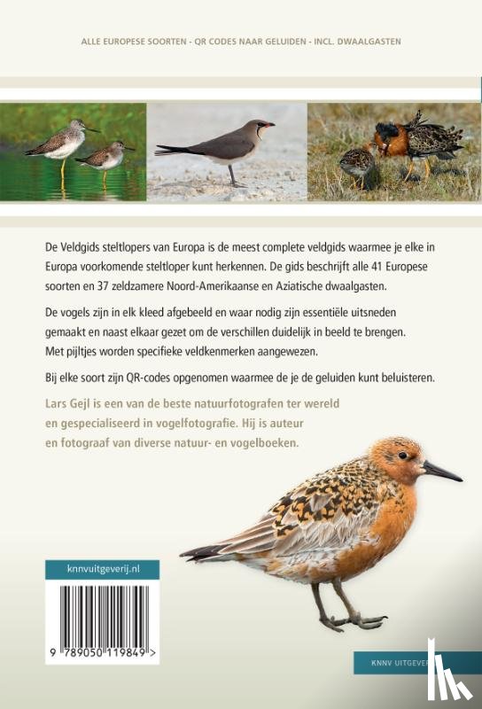 Gejl, Lars - Veldgids Steltlopers van Europa