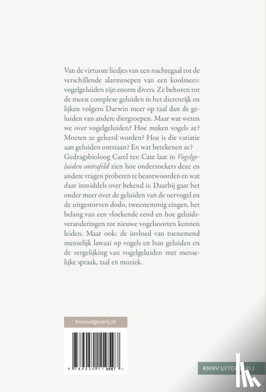 Cate, Carel ten - Vogelgeluiden ontrafeld