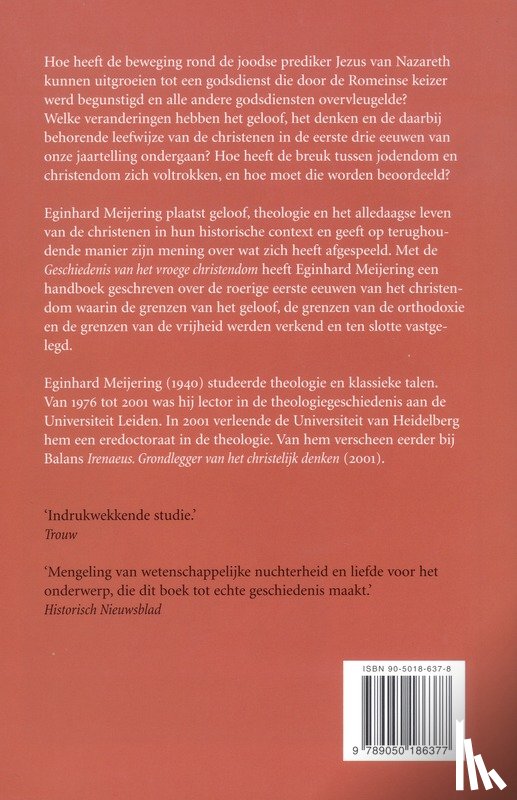 Meijering, E. - Geschiedenis van het vroege Christendom