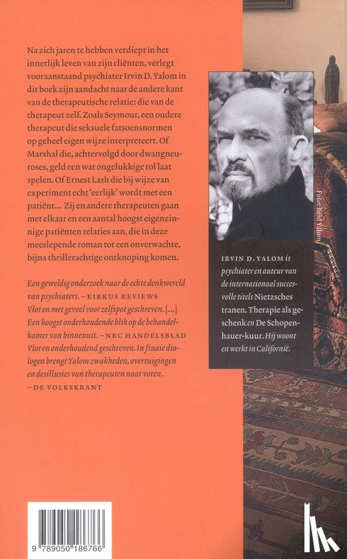 Yalom, Irvin D. - De therapeut
