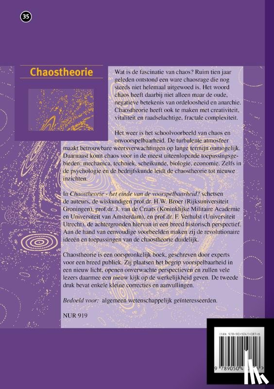 Broer, H., Craats, Jan van de, Verhulst, F.C. - Chaostheorie