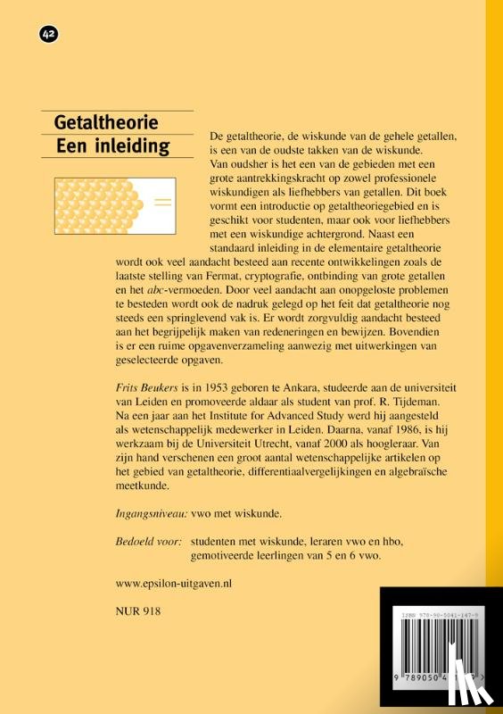 Beukers, Frits - Getaltheorie