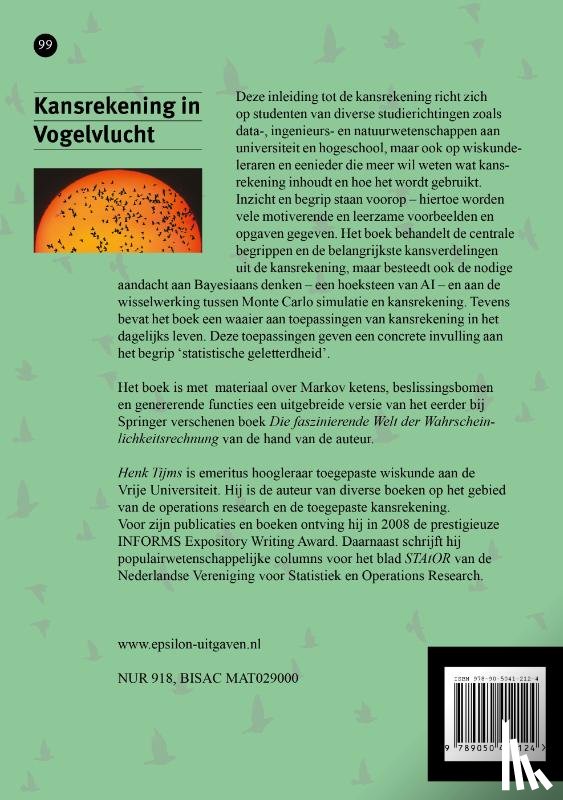 Tijms, Henk - Kansrekening in vogelvlucht