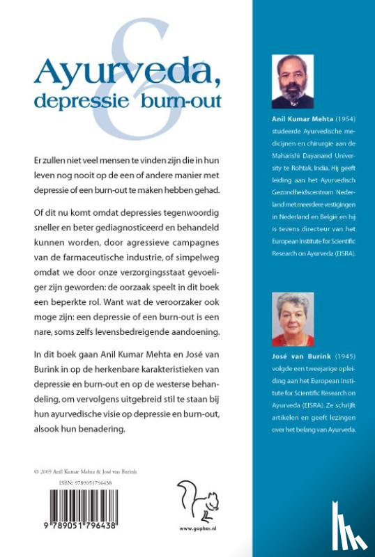 Mehta, A.K., Burink, J. van - Ayurveda, depressie en burn-out