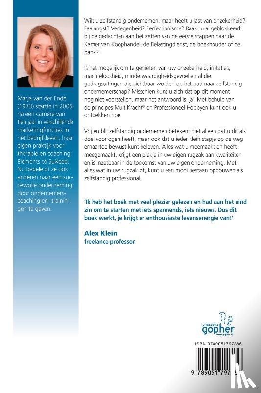 Ende, Marja van der - Vrij en blij zelfstandig ondernemen