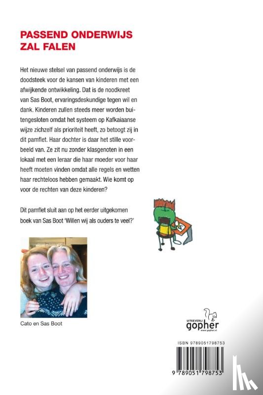 Boot-Ton, Sas - Passend onderwijs zal falen