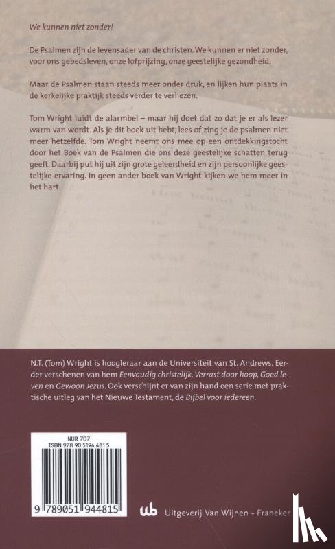 Wright, Tom - Pleidooi voor de Psalmen