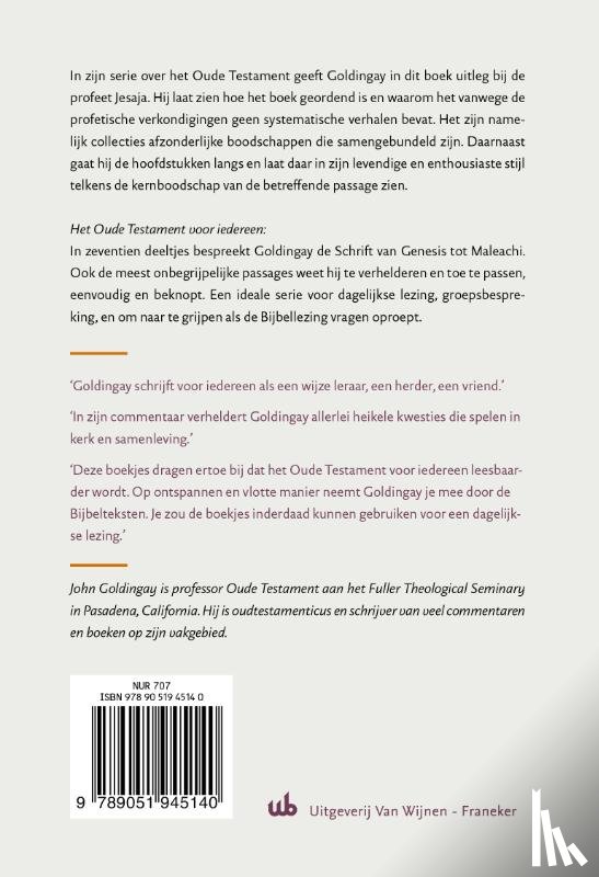 Goldingay, John - Jesaja voor iedereen