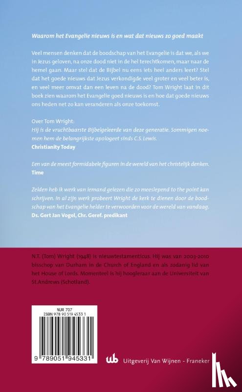 Wright, Tom - Goed nieuws!