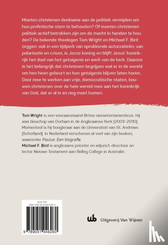 Wright, Tom, Bird, Michael - Het Koninkrijk en de staat