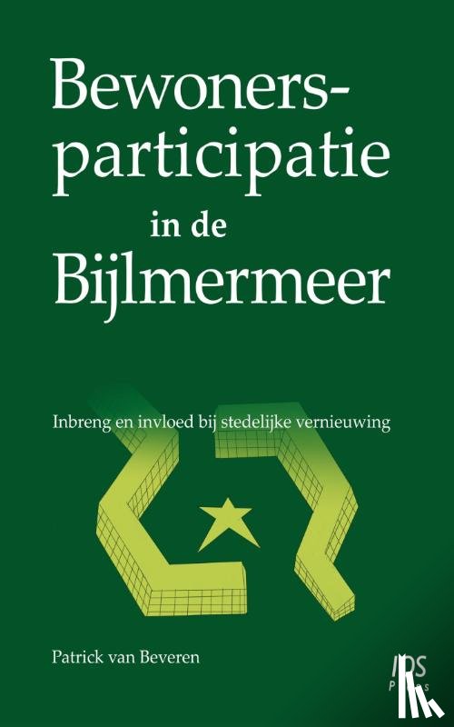 Beveren, Patrick van - Bewonersparticipatie in de Bijlmermeer