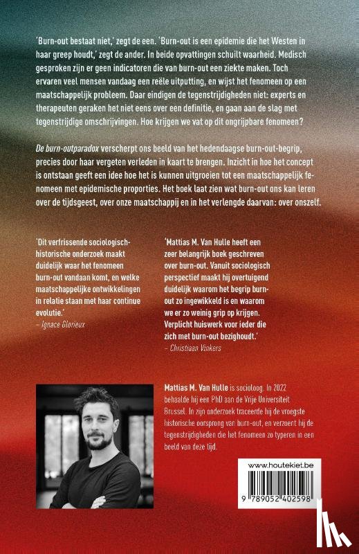 Hulle, Mattias M. van - De burn-outparadox