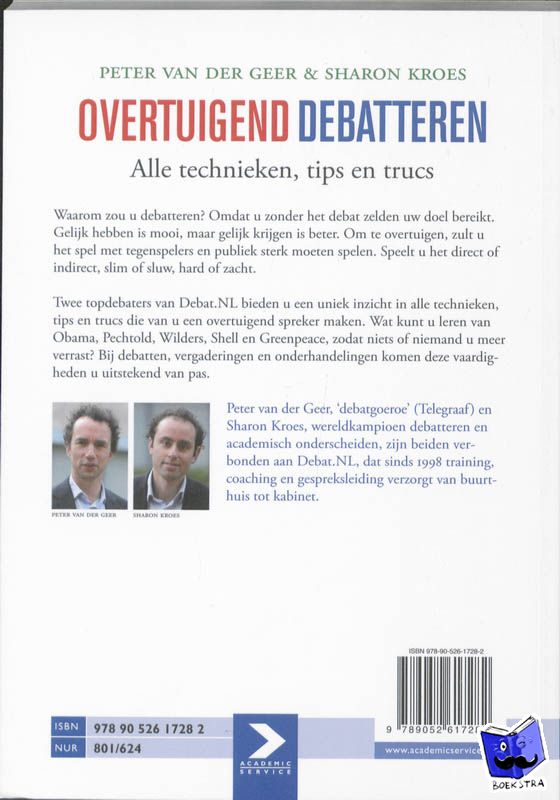 Geer, Peter van der, Kroes, Sharon - Overtuigend debatteren