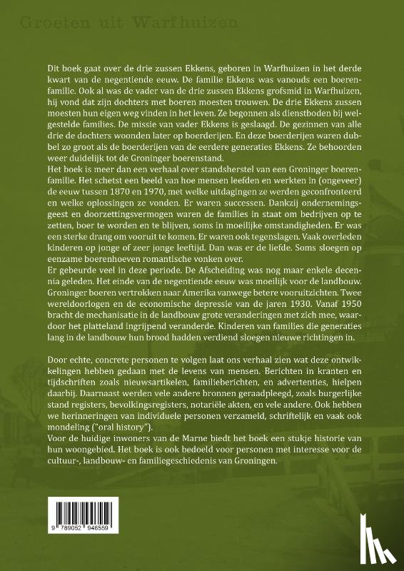 Wierenga, Berend, Wierenga, Ida - De drie zussen Ekkens uit Warfhuizen