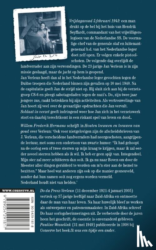 Preez-Verleun, D. du, Wesselink, P. - Soldaat in verzet