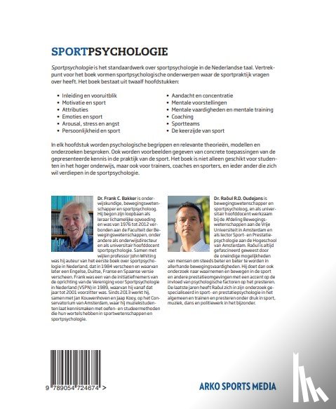 Bakker, Frank, Oudejans, Raôul - Sportpsychologie