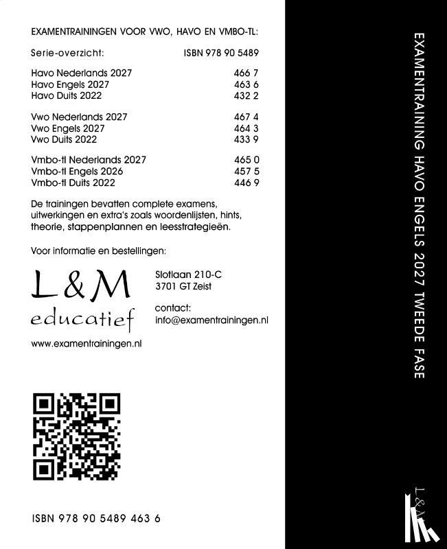 Honders, H.G.A. - Examentraining Havo Engels 2027
