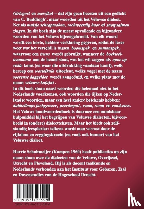 Scholtmeijer, H. - Veluws handwoordenboek