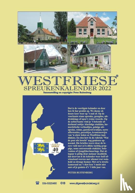  - Westfriese spreukenkalender 2022