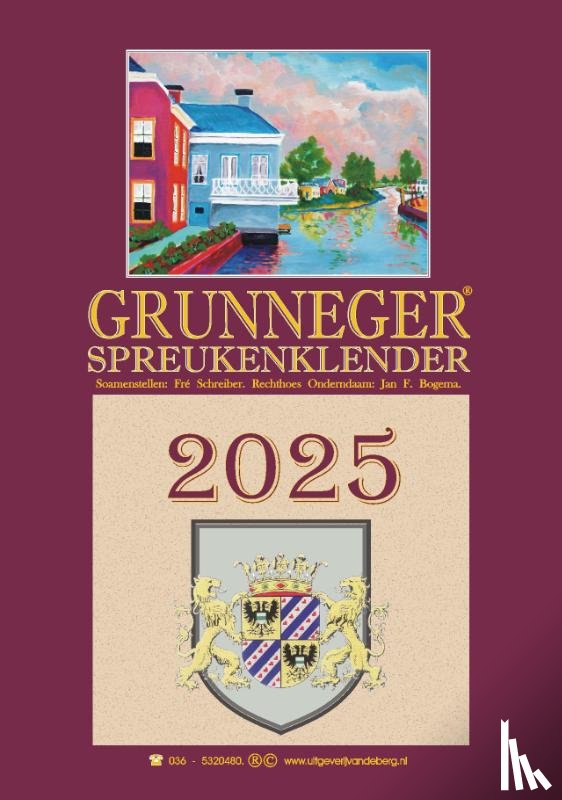 Schreiber, Fré - Grunneger spreukenklender 2025