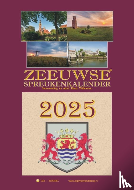 Willemsen, Rinus - Zeeuwse spreukenkalender 2025