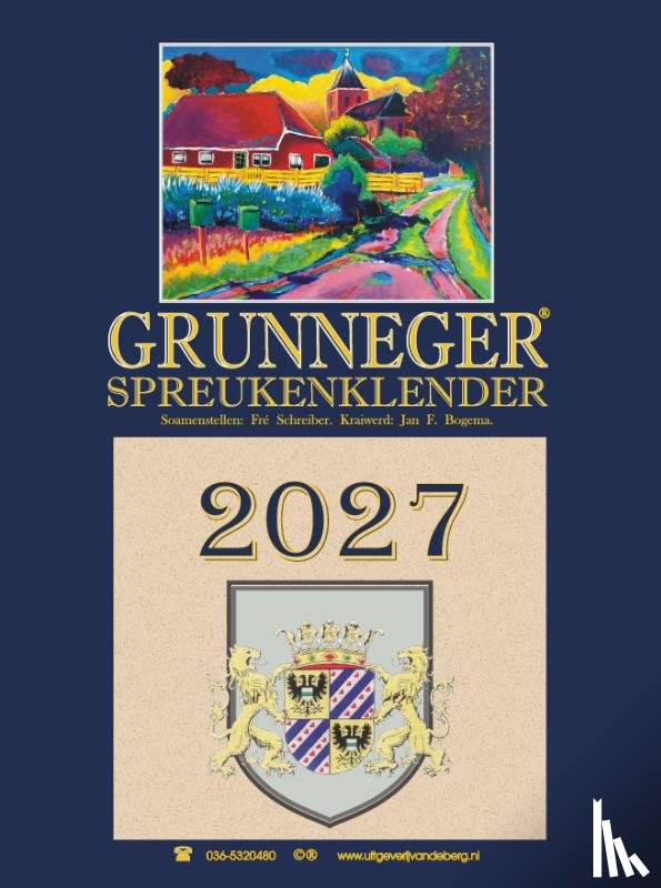Schreiber, Fré - Grunneger spreukenklender 2027