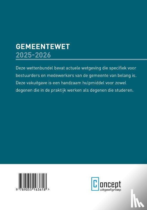 - Gemeentewet 2025-2026