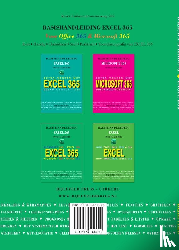 Aalberts, Anton - Basishandleiding Excel 365