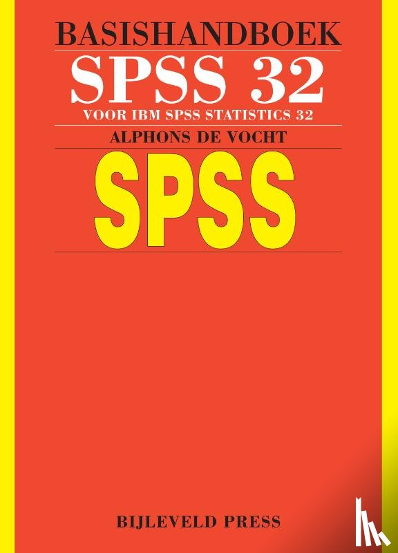 Vocht, Alphons de - Basishandboek SPSS 32