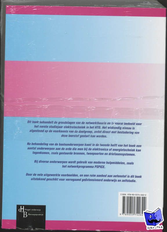 Eijnden, C.A.R. van den, Spoorenberg, C.J.G. - Elektrische netwerken voor HTO Elektrotechniek