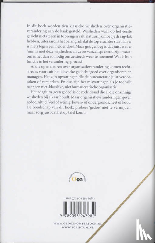 Swieringa, J., Jansen, J. - Gedoe komt er toch