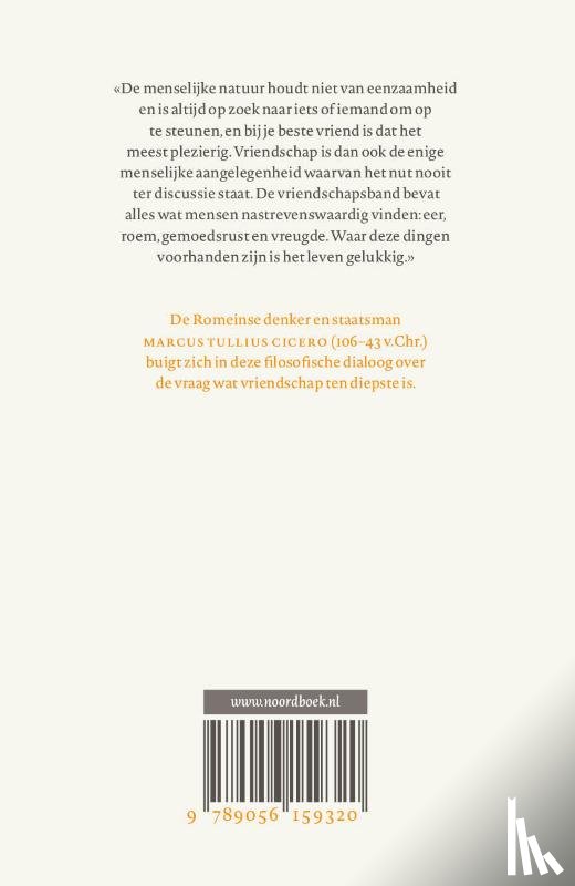 Cicero, Marcus Tullius - Vriendschap