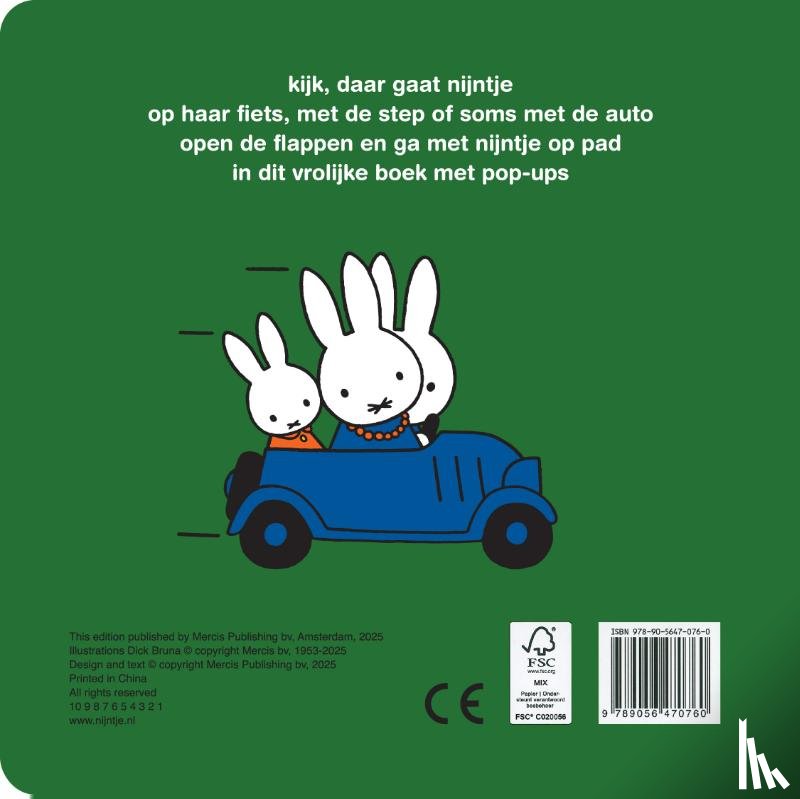 Bruna, Dick - daar gaat nijntje