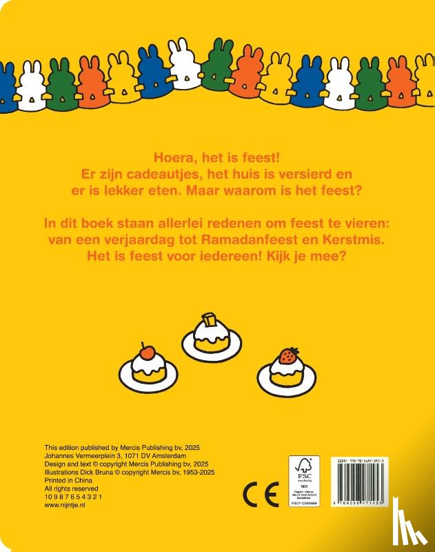 Bruna, Dick - feest met nijntje en vriendjes