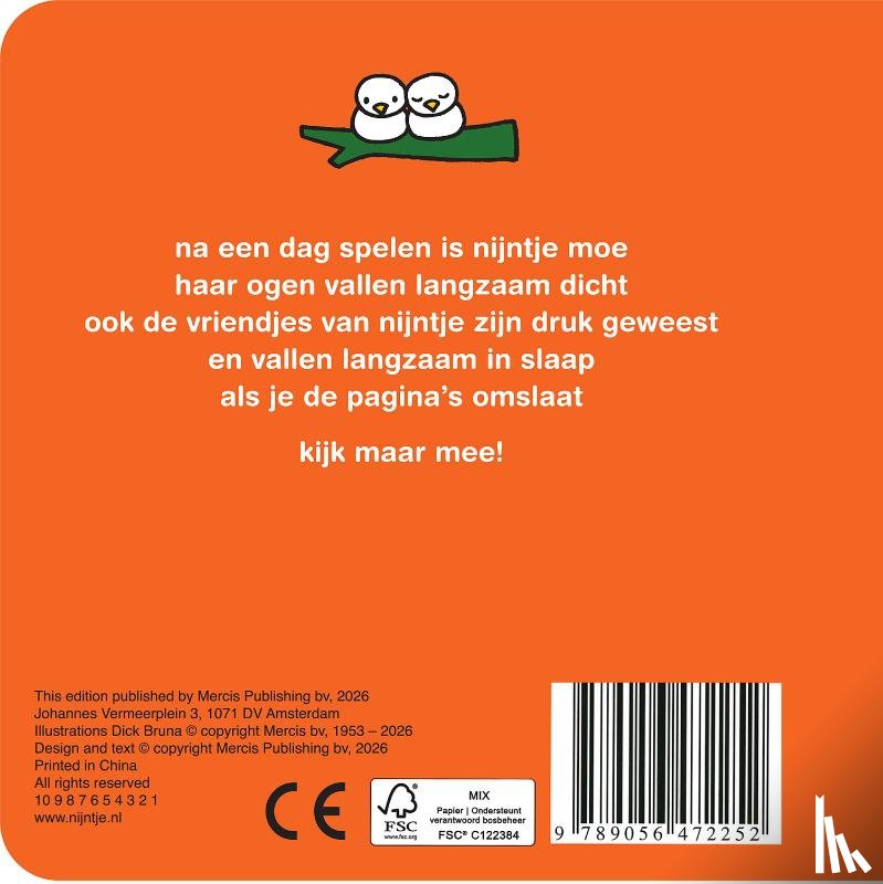 Bruna, Dick - nijntje vensterboek, oogjes open oogjes dicht